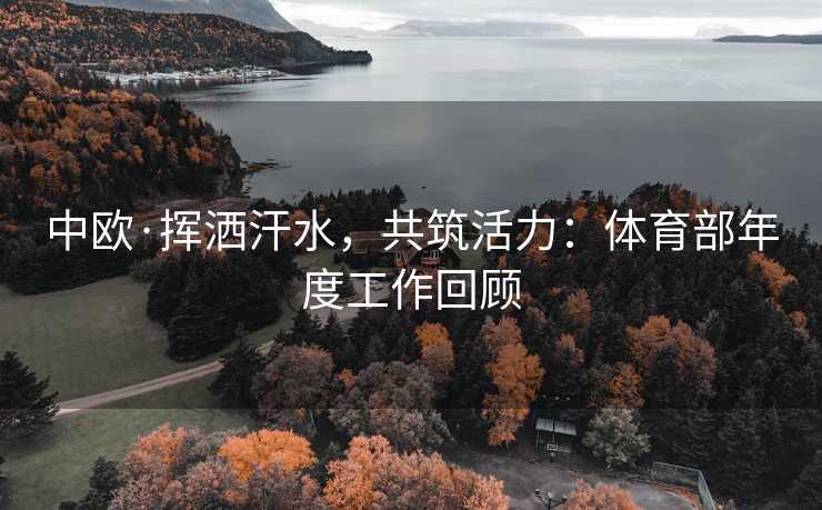 中欧·挥洒汗水，共筑活力：体育部年度工作回顾