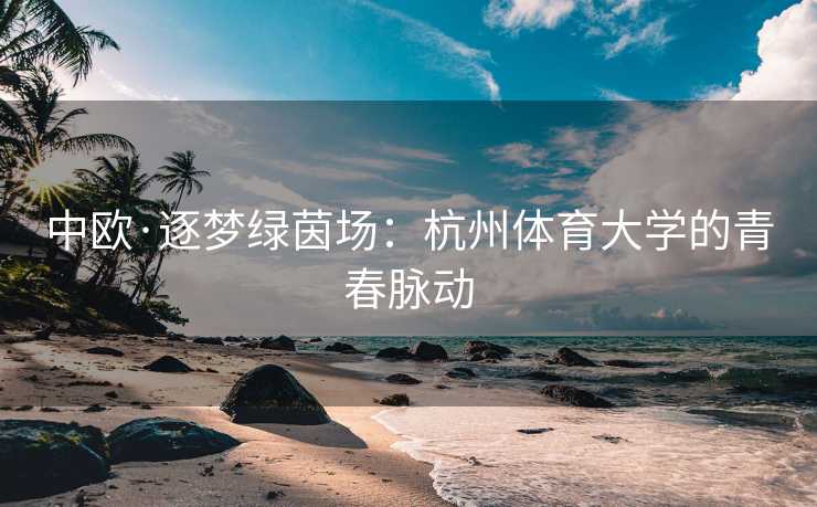 中欧·逐梦绿茵场：杭州体育大学的青春脉动