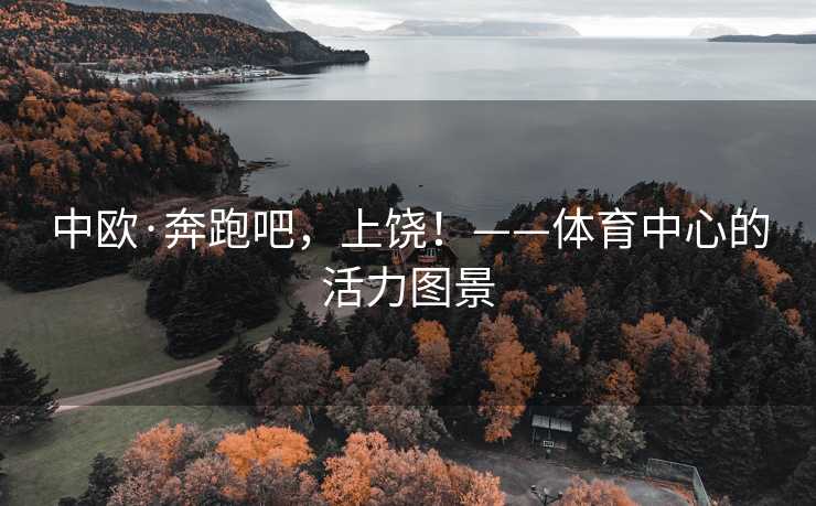 中欧·奔跑吧，上饶！——体育中心的活力图景